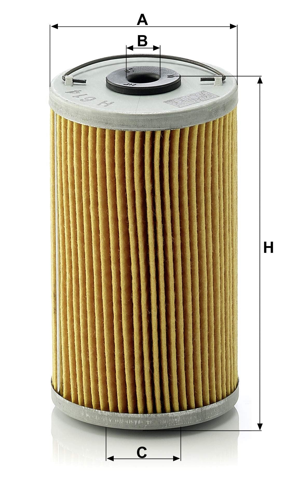 MANN-FILTER H 614 N Filtro de aceite del motor