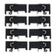 Beck/Arnley 084-1717 Kit de herrajes para frenos de disco