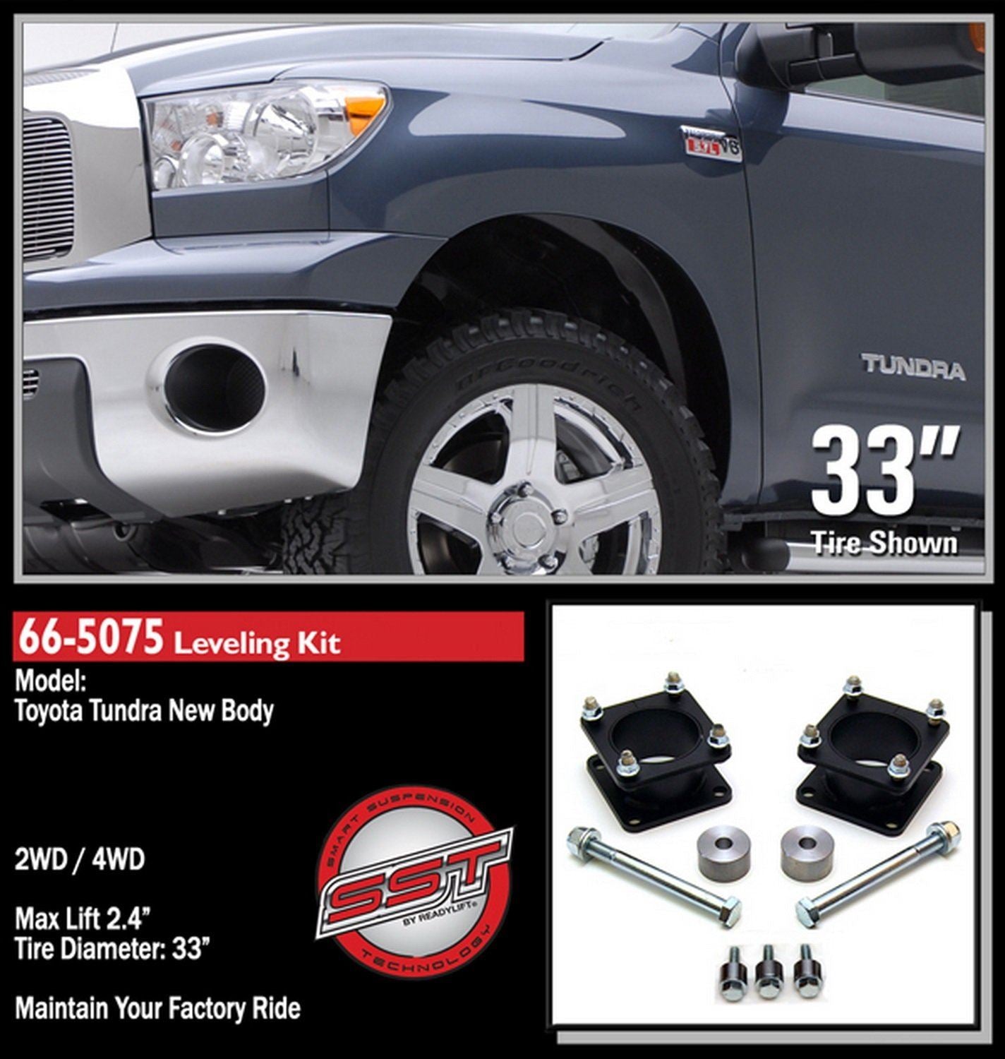 Ready Lift 66-5075 Kit de nivelación de suspensión