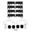 Beck/Arnley 084-1717 Kit de herrajes para frenos de disco