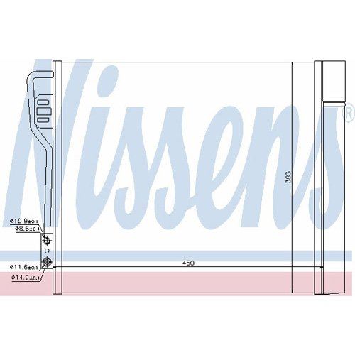 Nissens North America 940185 A/C Condenser and Receiver Drier Assembly