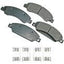 Akebono ACT1092 Disc Brake Pad Set