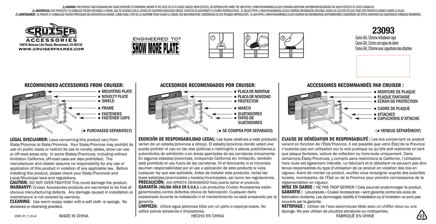 CRUISER ACCESSORIES 23095