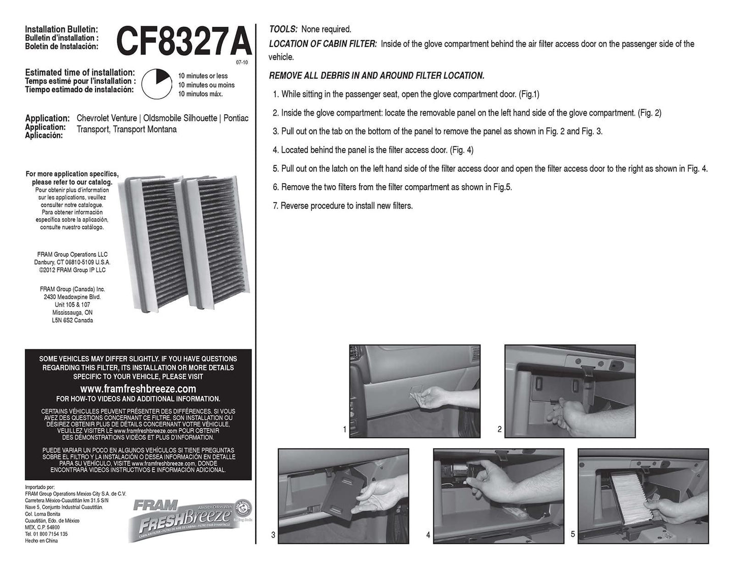 FRAM CF8327A