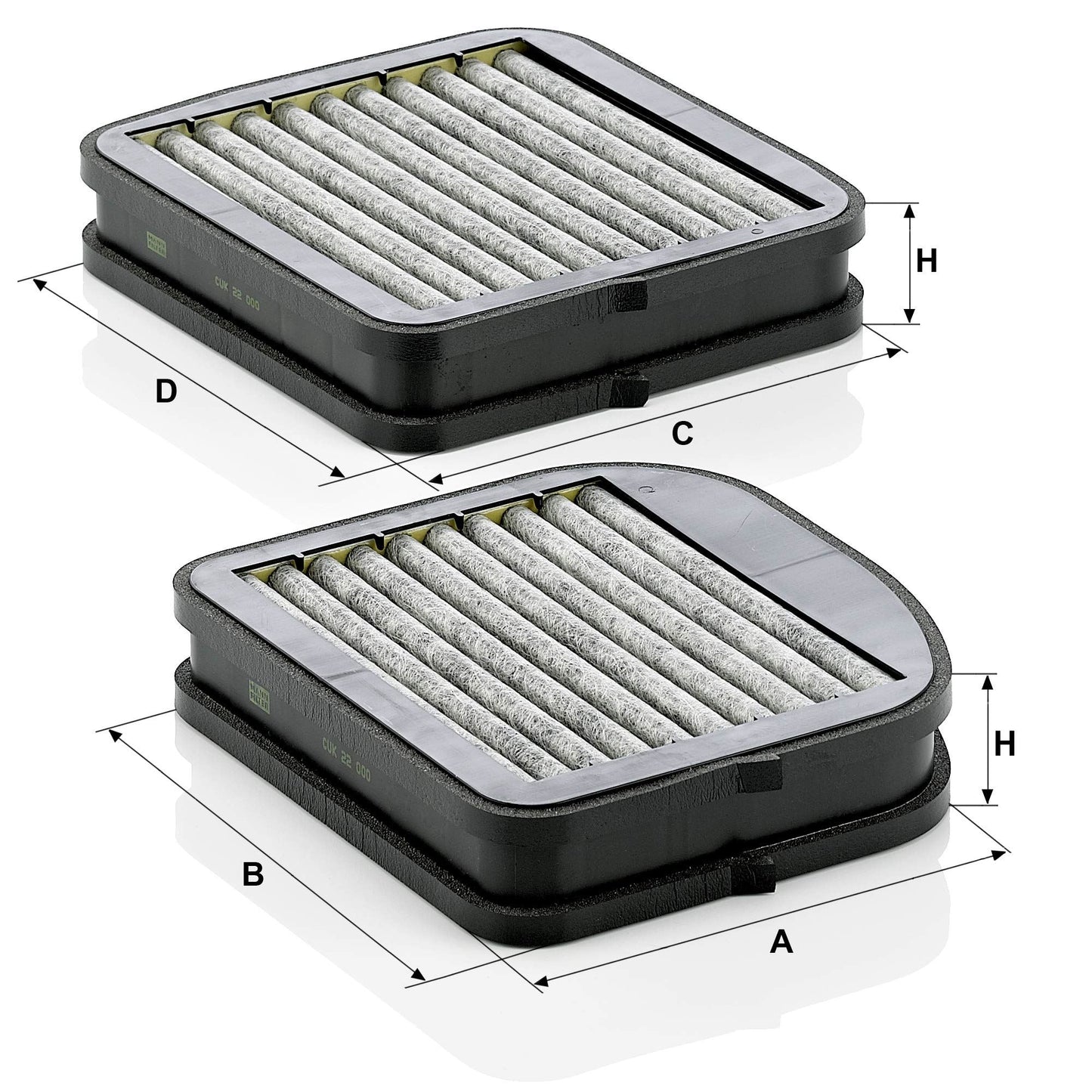 MANN-FILTER CUK 22 000-2 Cabin Air Filter