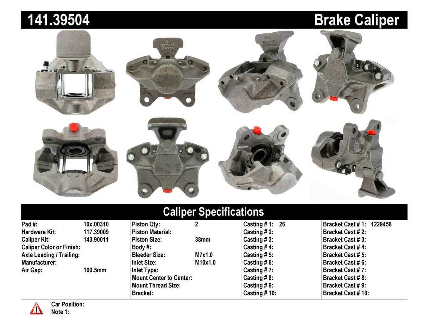 Centric Parts 14139504