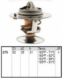 Thermostat de liquide de refroidissement moteur Motorad 270-195