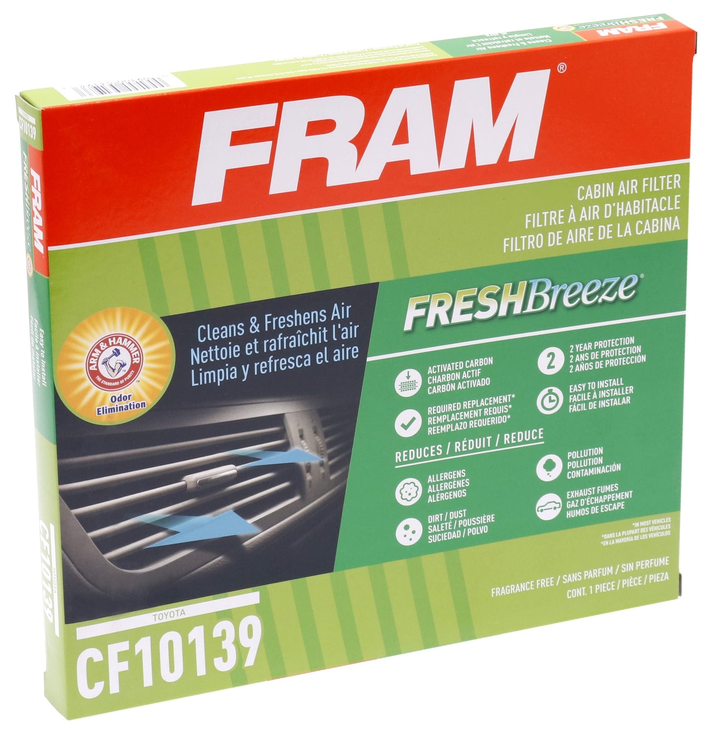Filtre à air d'habitacle Fram CF10139