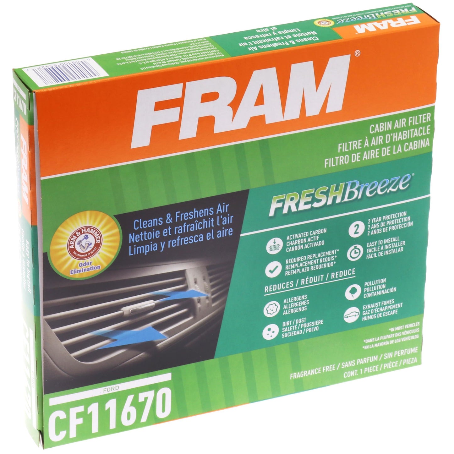 Filtre à air d'habitacle Fram CF11670