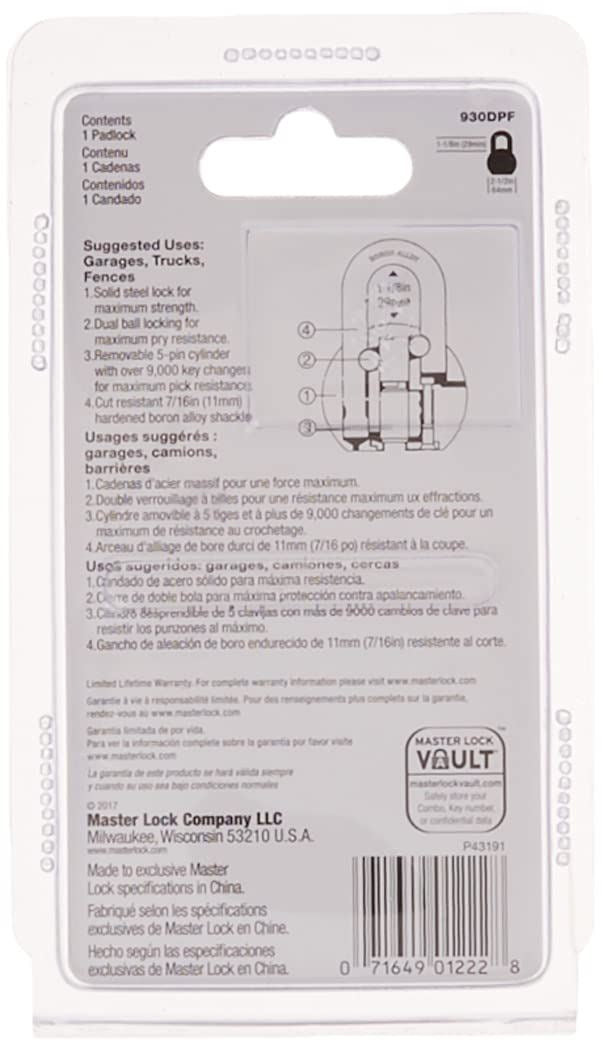 SERRURE MAÎTRE 930DPF