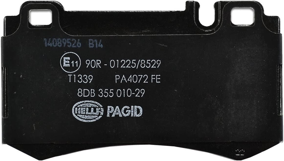 Hella-PAGID 355010291 Juego de pastillas de freno de disco