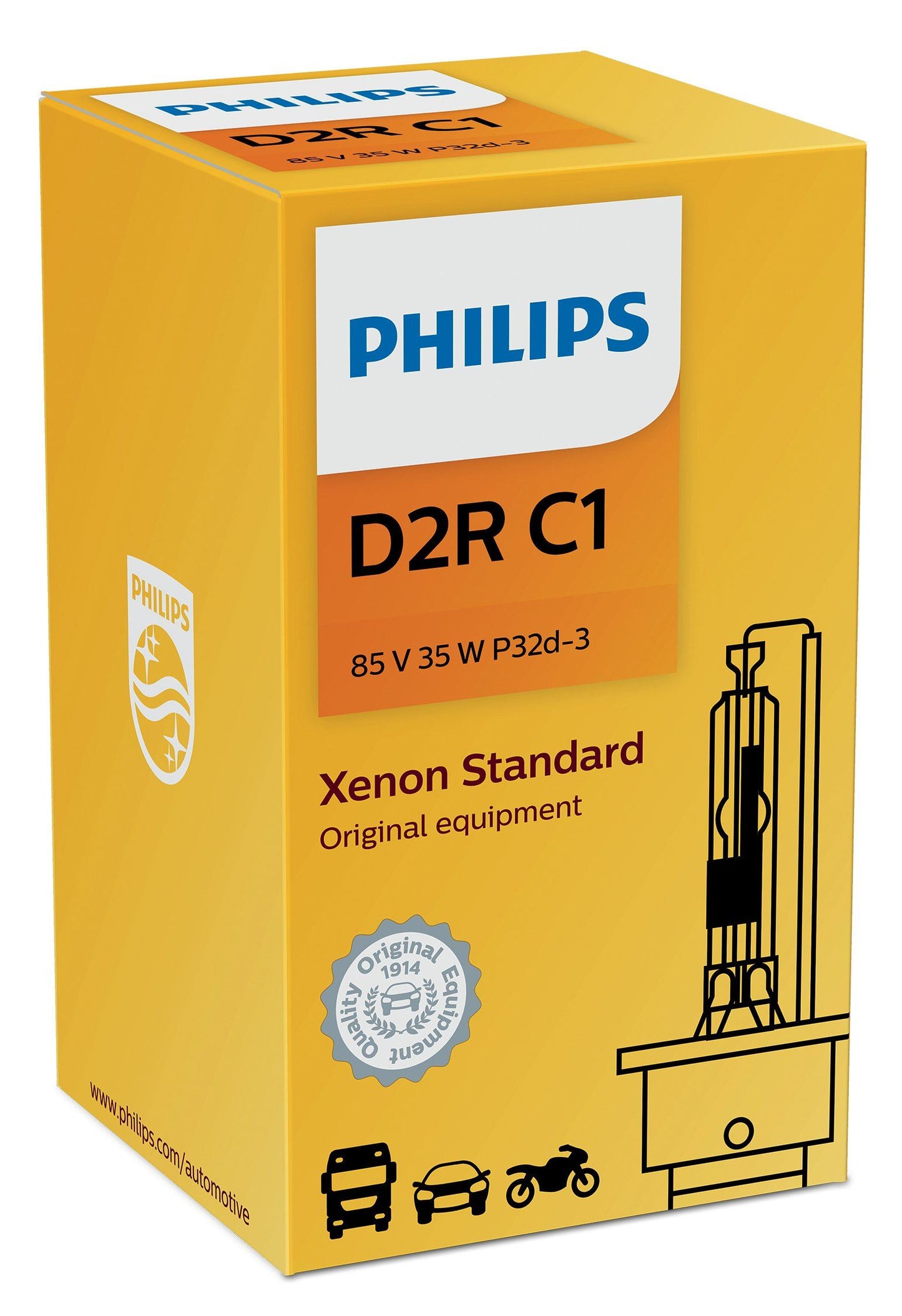 Ampoule de phare Philips D2RC1