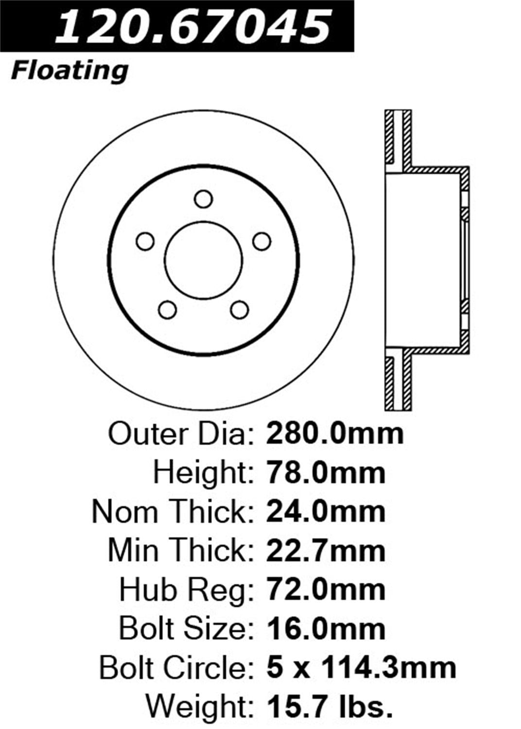 STOP TECH 12767045R