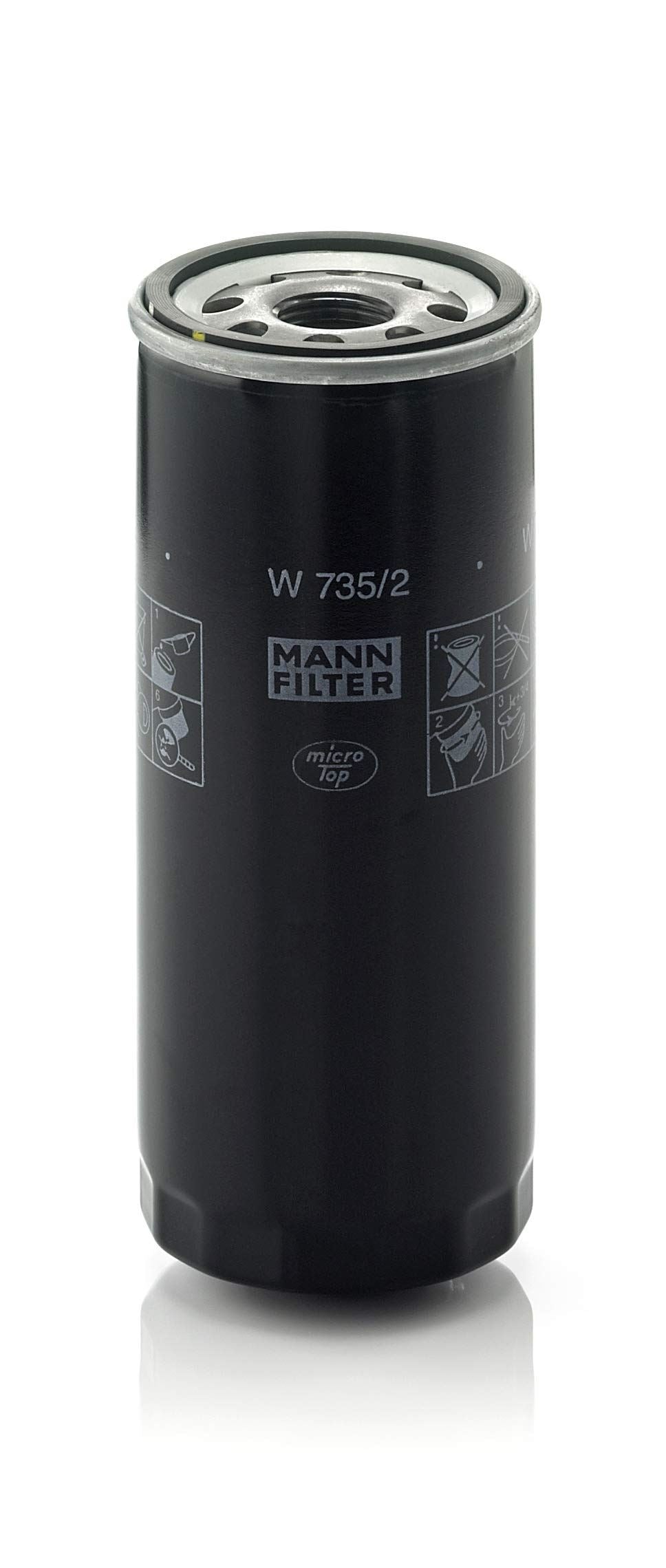 MANN-FILTER W 735/2 Filtre à huile moteur