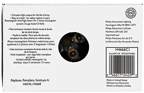 Ampoule de phare Philips H4666C1