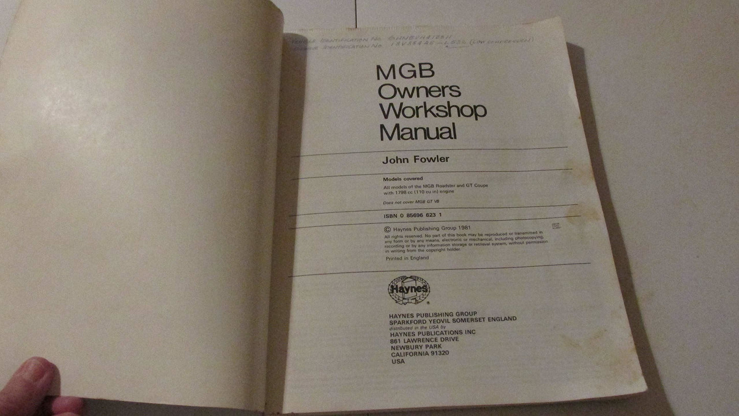 Haynes Publications 66010 Manuel de réparation