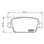 Hella-PAGID 355025371 Disc Brake Pad Set