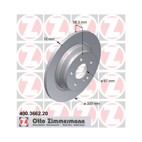 Zimmermann 400366220 (Pack of 2)