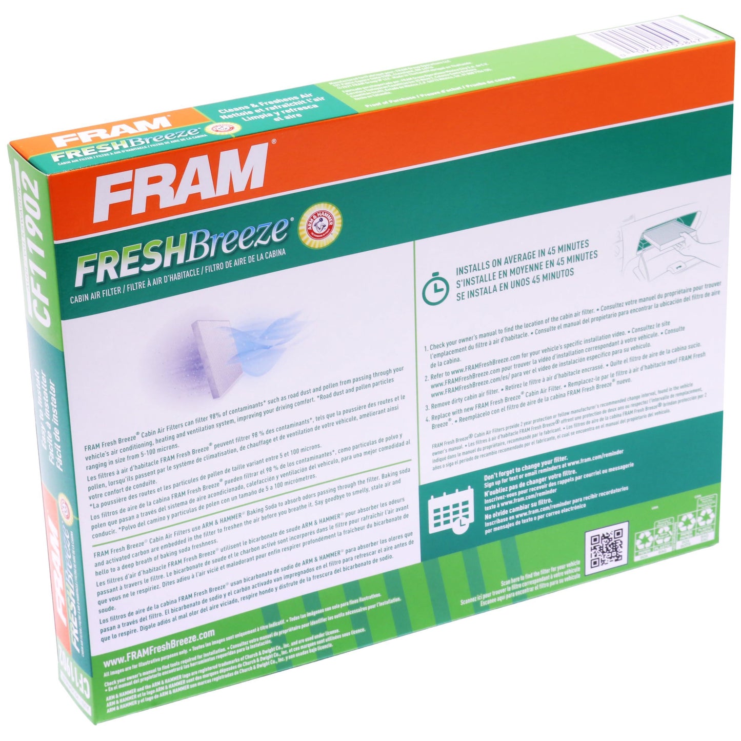 Fram CF11902 Cabin Air Filter