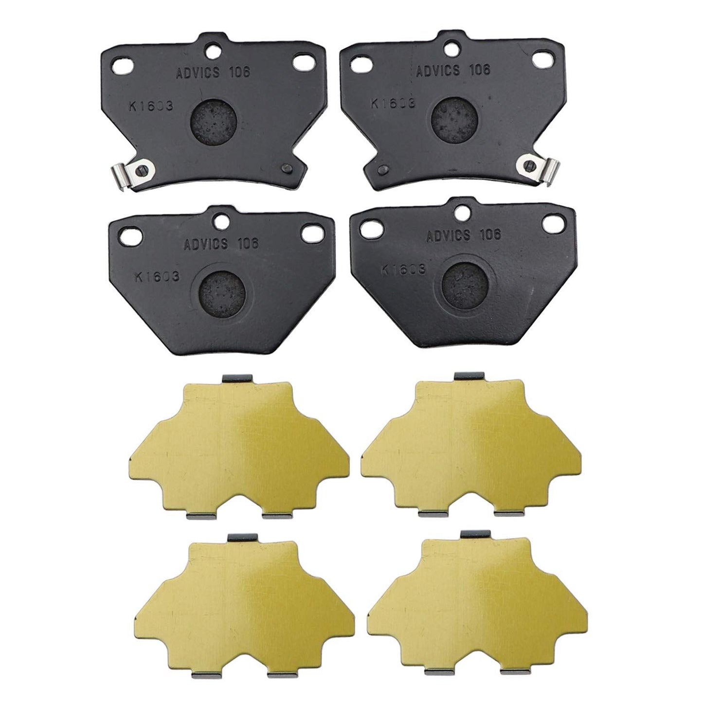 Beck/Arnley 089-1636 Disc Brake Pad Set