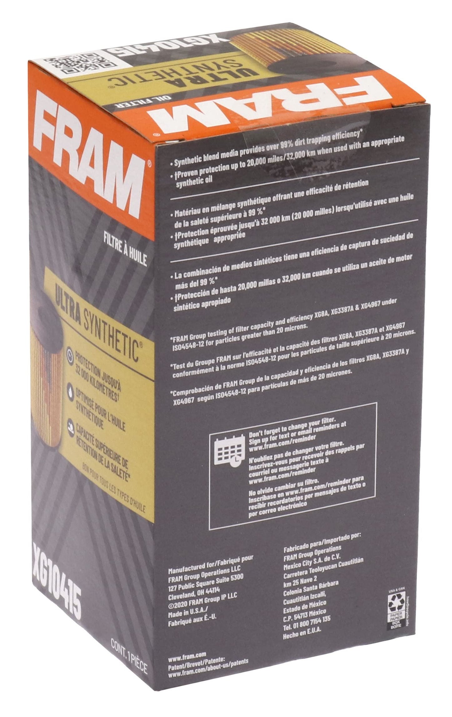 Fram XG10415 Engine Oil Filter
