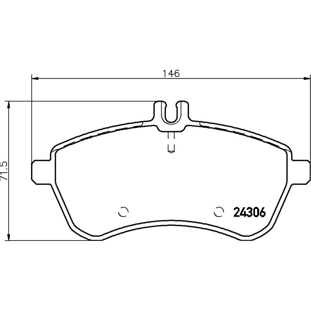 Hella-PAGID 355012581 Disc Brake Pad Set
