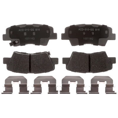 ACDelco Advantage 14D1313CHF1 Juego de pastillas de freno de disco