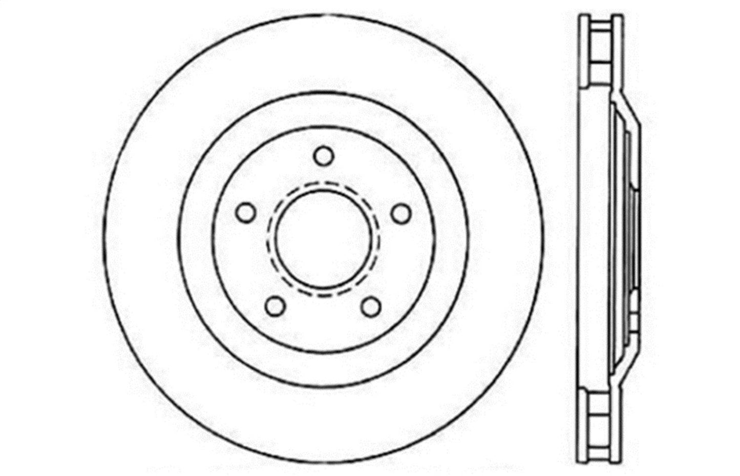 Stoptech 127.62059L Disc Brake Rotor