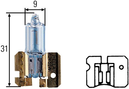 Hella H2 100W Fog Light Bulb