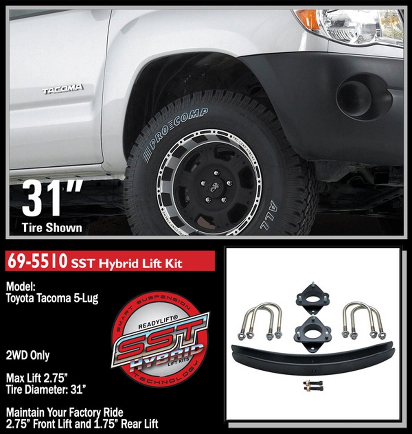 Ready Lift 69-5510 Suspension Lift Kit