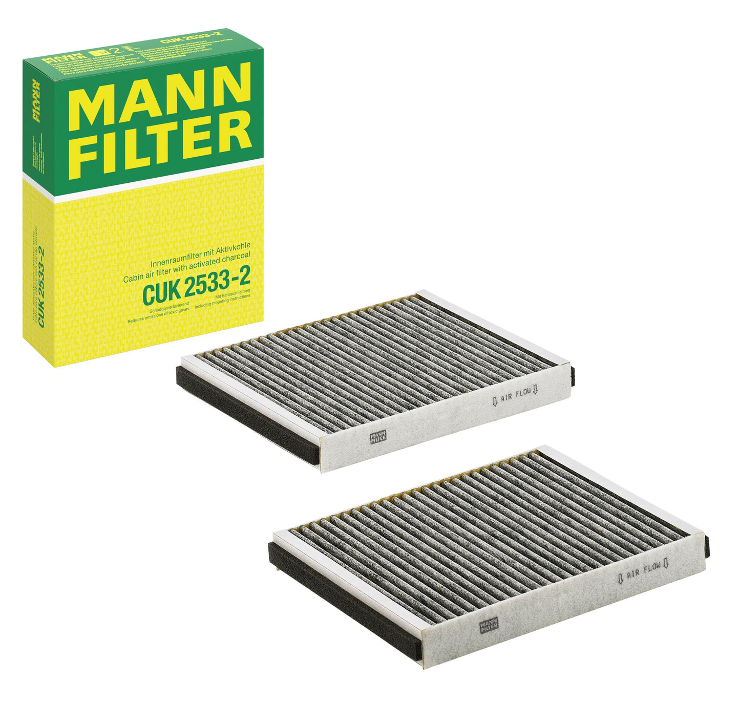MANN-FILTER CUK 2533-2 Filtro de aire de cabina
