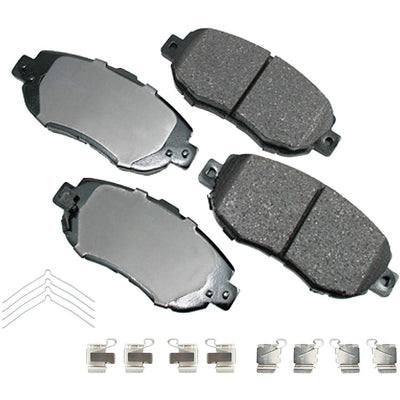 Akebono ACT619A Jeu de plaquettes de frein à disque