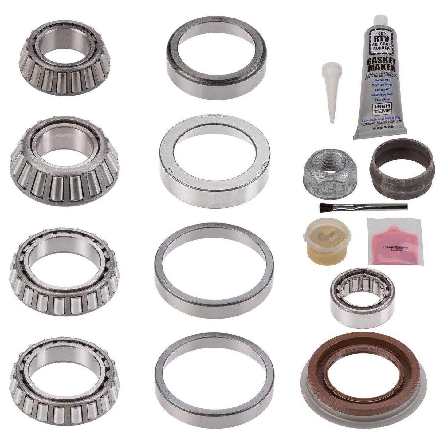 National Seal/Bearing RA-325-B Juego de sellos y cojinetes de diferencial de eje