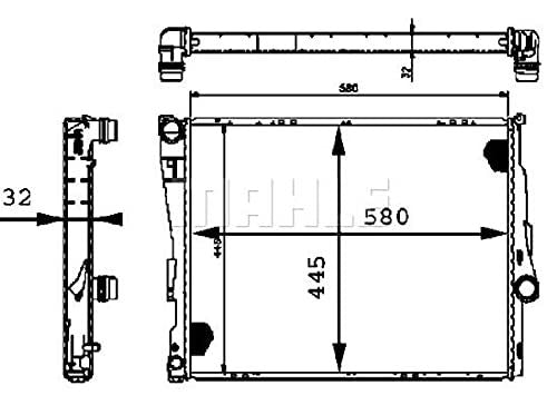 Mahle CR 458 000P Radiator
