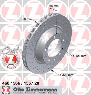 Zimmermann 460156620 (Pack of 2)