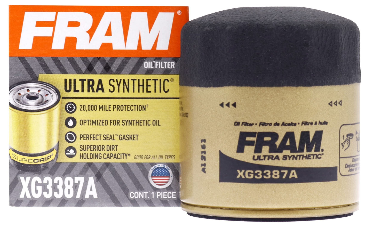 Filtro de aceite del motor Fram XG3387A