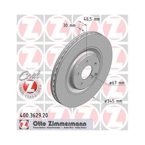 Zimmermann 400362920 (Pack of 2)