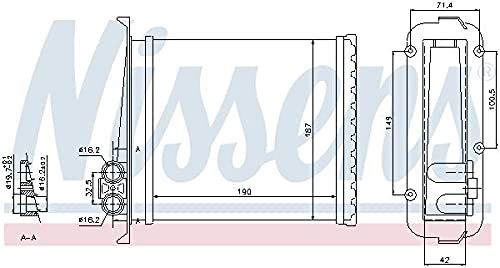 Nissens North America 73640 HVAC Heater Core