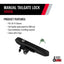 POP &amp; LOCK PL5500 Cerradura para portón trasero
